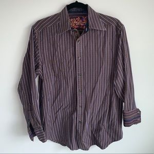 EUC Robert Graham Medium Button Down